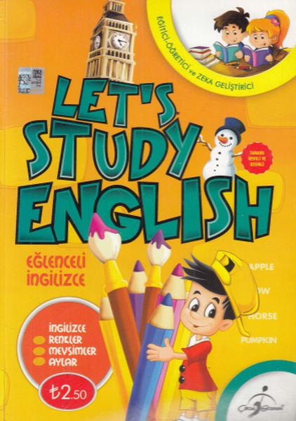 Lets Study English  Eğlenceli İngilizce Sarı