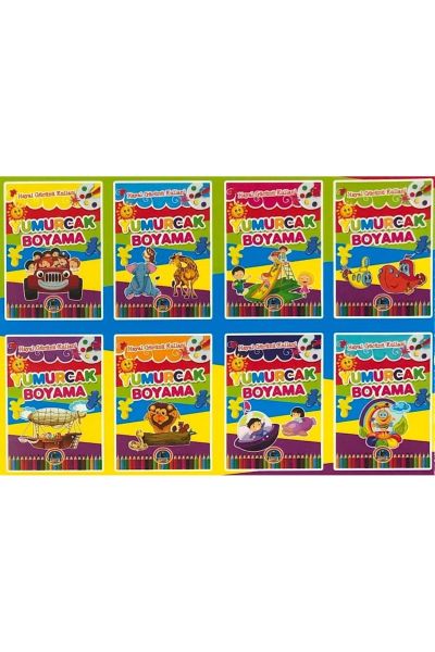 Yumurcak Boyama 8 Kitap Set
