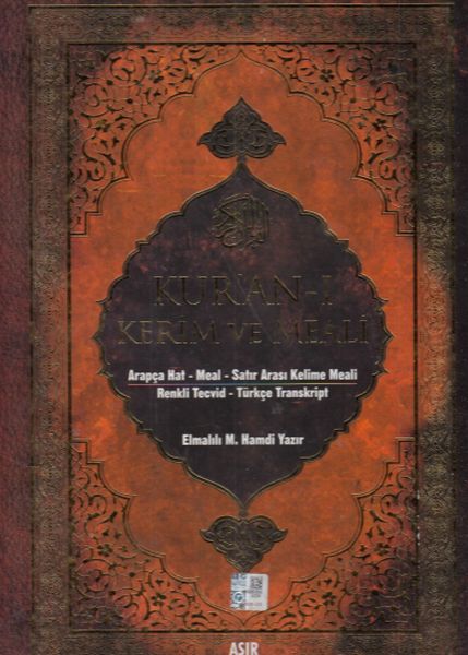 Kuranı Kerim ve Meali 5li Cami Boy Gül Kokulu