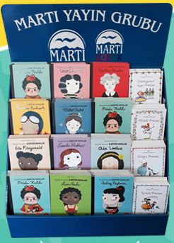 Küçük İnsanlar ve Muhteşem Prenses Mavi Stand ürünleri 9 Çeşit 160 Kitap