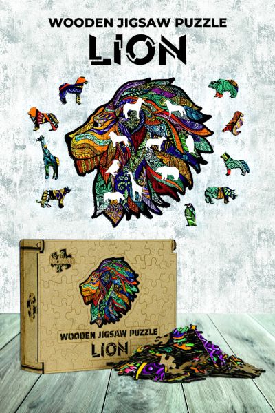 Ahşap Puzzle  Lion 130 parça