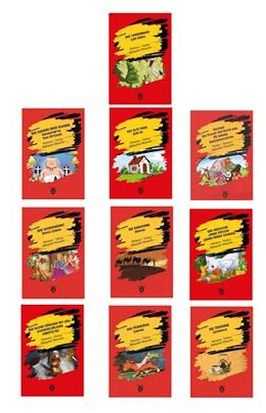 AlmancaTürkçe Bakışımlı Hikaye Seti 10 Kitap