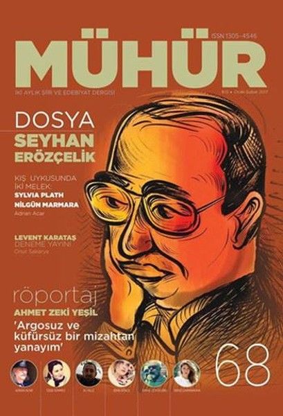 İki Aylık Şiir ve Edebiyat Dergisi OcakŞubat 2016  Mühür Sayı 68