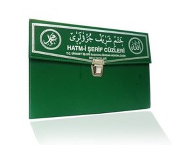 Kuranı Kerim 30 Cüz Hatim Seti Orta Boy Çantalı Yeşil Kapak Kod 101
