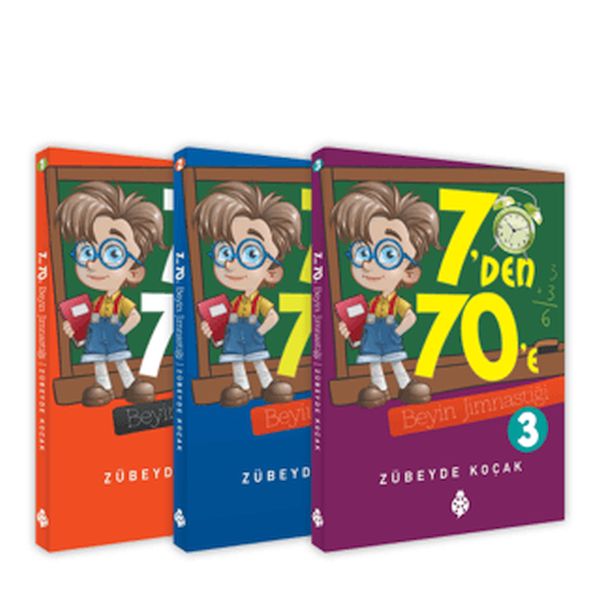7Den 70e Beyin Jimnastiği Seti 3 Kitap