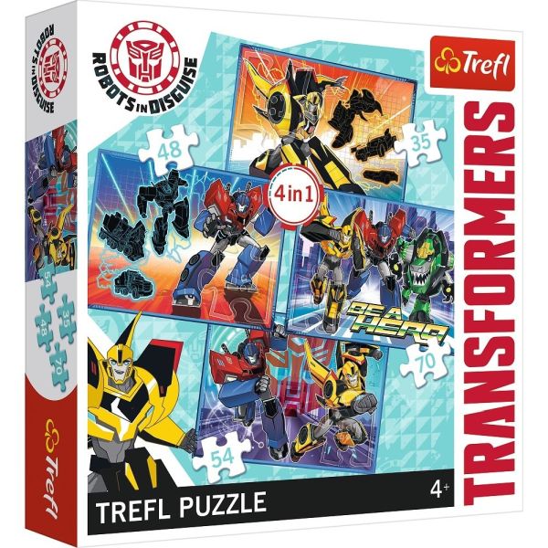 Transformers Transformation Time 4lü 3428735+48+54+70 Parça