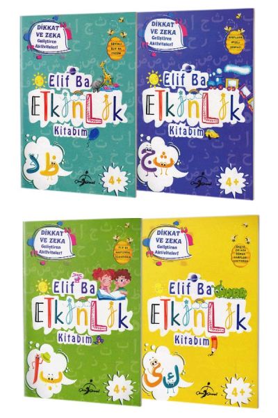 ElifBa Etkinlik Kitabım  4 Kitap 