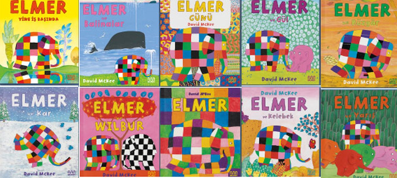 Elmer Serisi 10 Çeşit50 Kitap