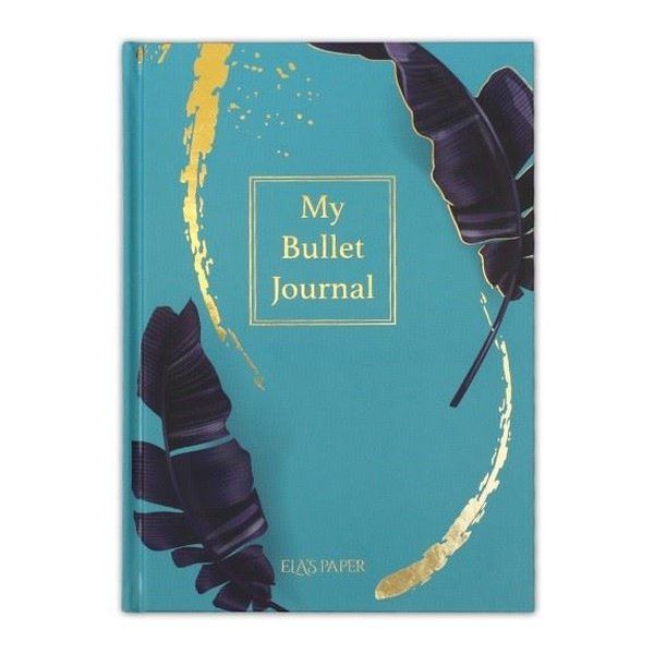 My Bullet Journal Defter Tropikal Mavi