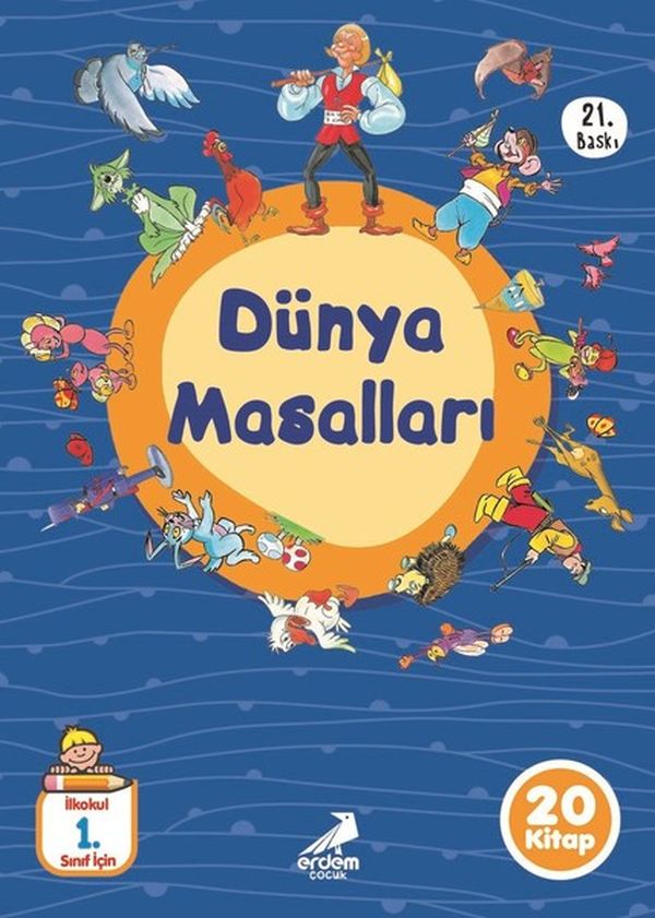 Dünya Masalları  1Sınıflar İçin 20 Kitap