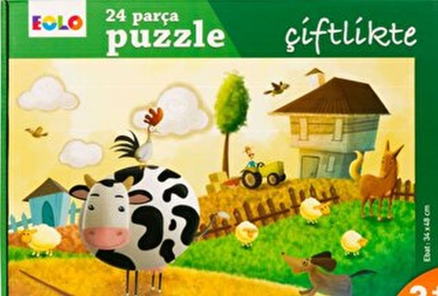 Yer Puzzle24 Parça Puzzle  Çiftlikte