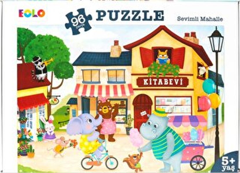 Yer Puzzle96 Parça Puzzle  Sevimli Mahalle