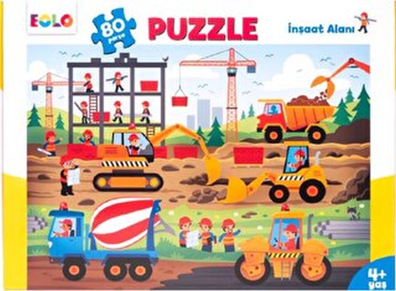 Yer Puzzle80 Parça Puzzle  İnşaat Alanı