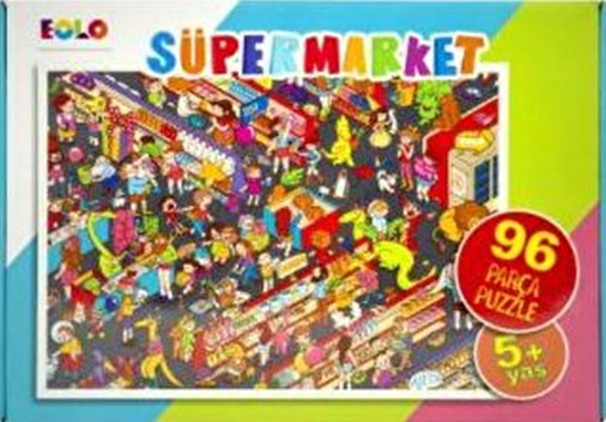 Yer Puzzle96 Parça Puzzle  Süpermarket