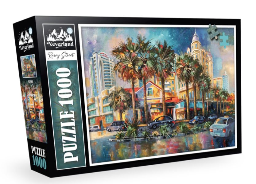 Neverland 1000 Parça  Raıny Street Yağmurlu Sokak