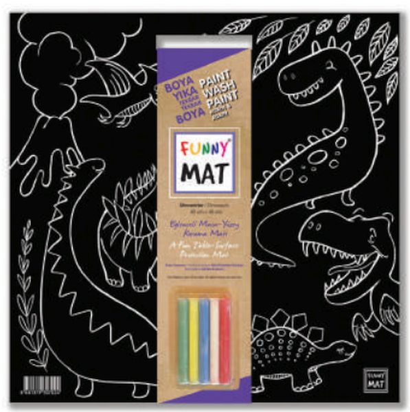 Funny Mat  Dinozorlar 40x40cm