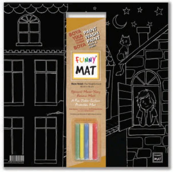 Funny Mat  Bizim Sokak 40x40cm