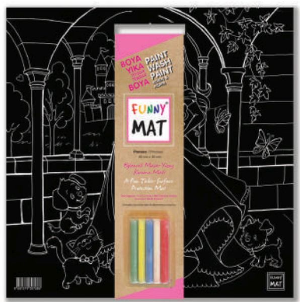Funny Mat  Prenses 40x40cm