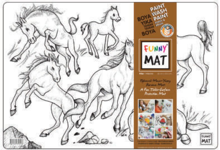 Funny Mat   Atlar 335x48cm
