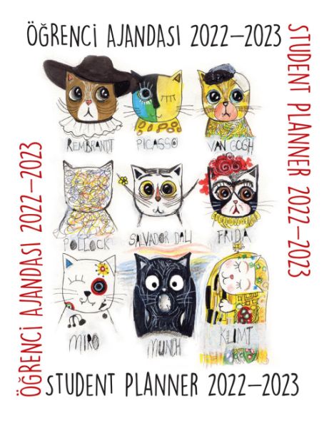 20222023 Öğrenci Ajan Paınter Cats 16x21cm