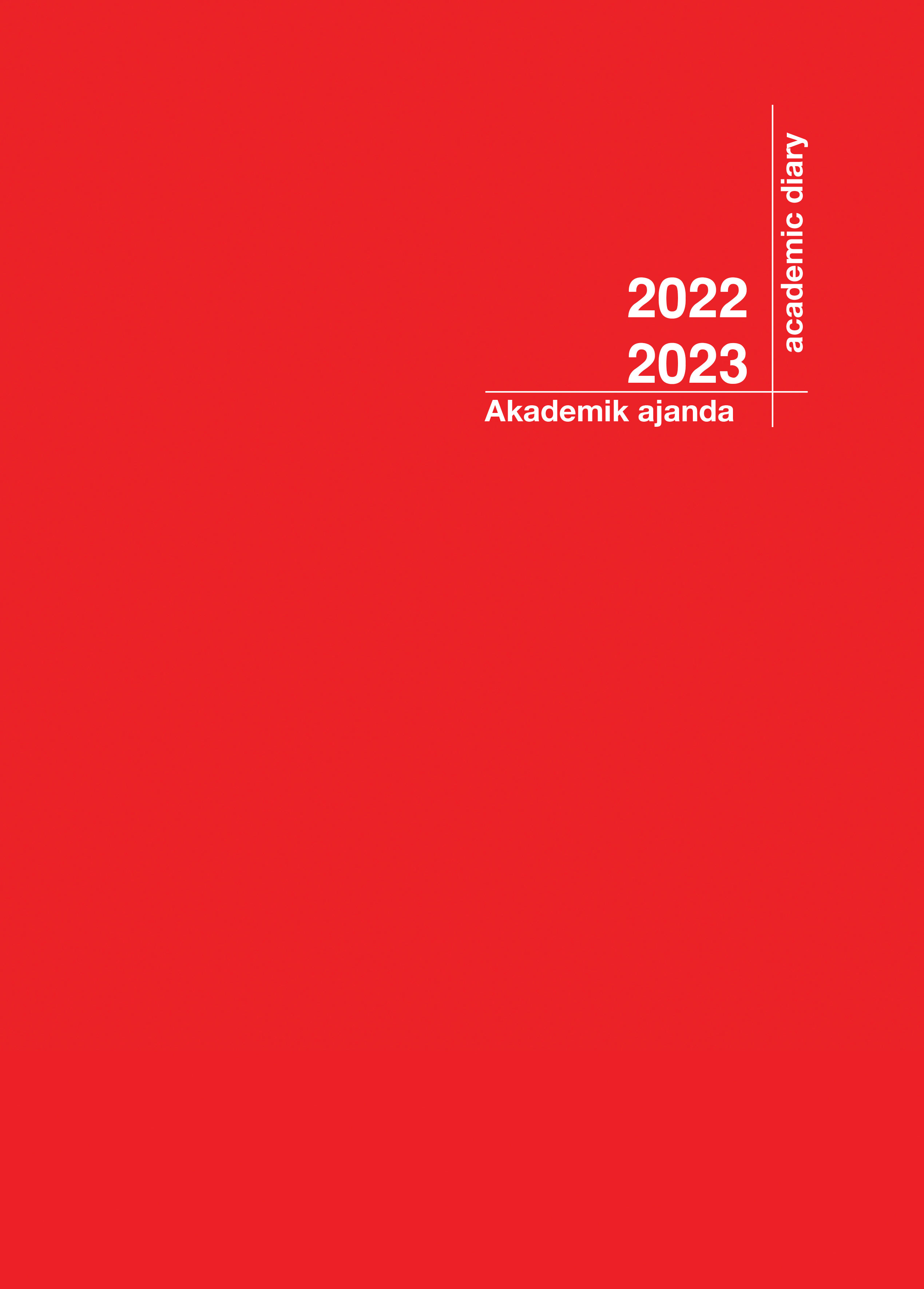 20222023 Akademik Ajanda 21X29 Kırmızı