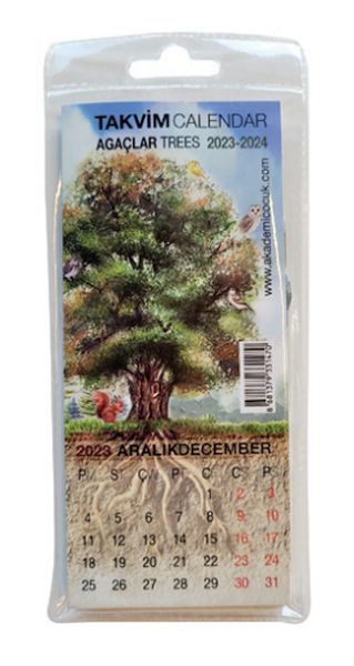 Akademi Çocuk 73x16 cm Trees 20222023 Takvim