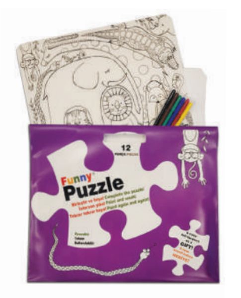 Funny Mat Puzzle  Sevimli Dostlar 30x40cm