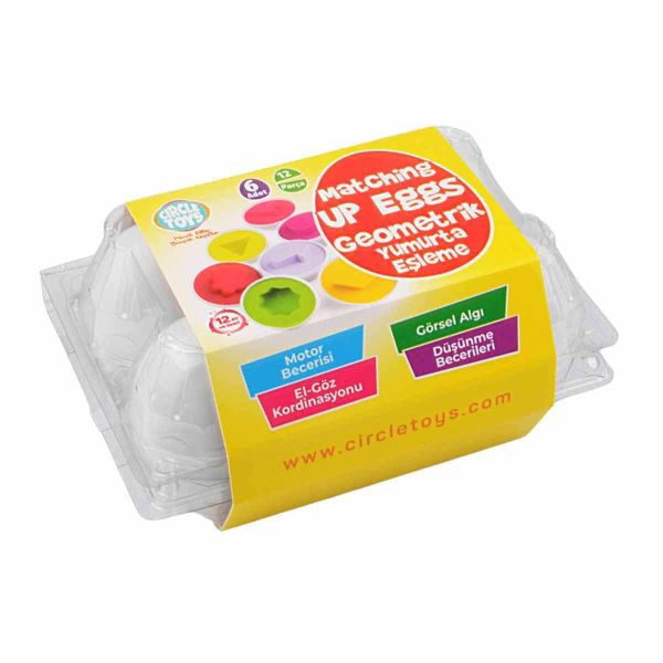 Circle Toys Geometrik Yumurta Eşleme Oyunu 6lı