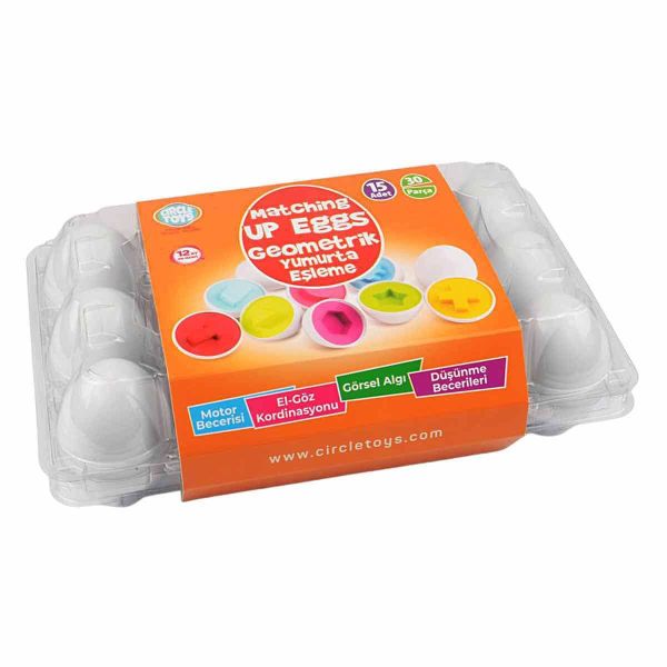 Circle Toys Geometrik Yumurta Eşleme Oyunu 15li