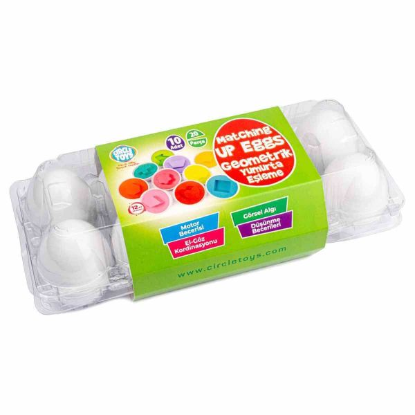 Circle Toys Geometrik Yumurta Eşleme Oyunu 10lu