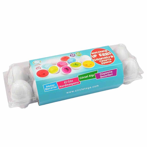 Circle Toys Geometrik Yumurta Eşleme Oyunu 12li