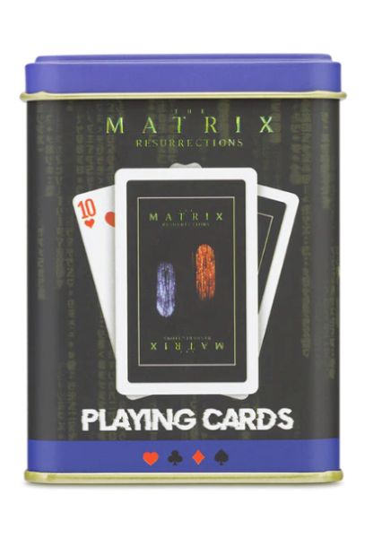 Matrix İskambil Kağıdı Metal Kutulu