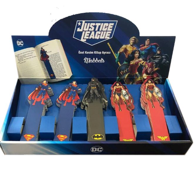 DC Justice League Bookmark 60lı Display