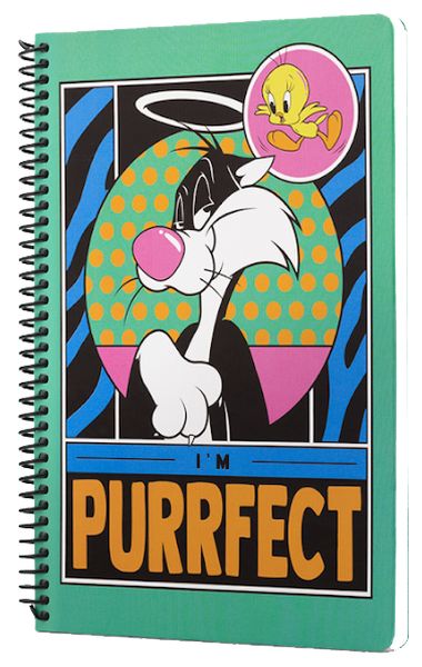 Looney Tunes Im Perrfect Spiralli Defter Yeşil