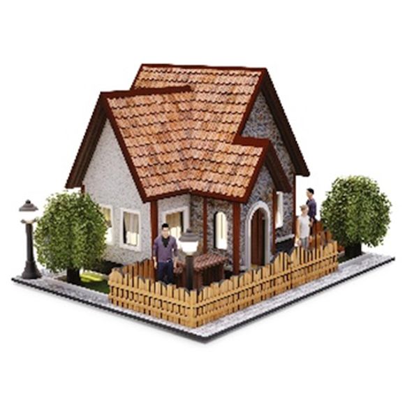 Minyatür Orman Villası  Karton