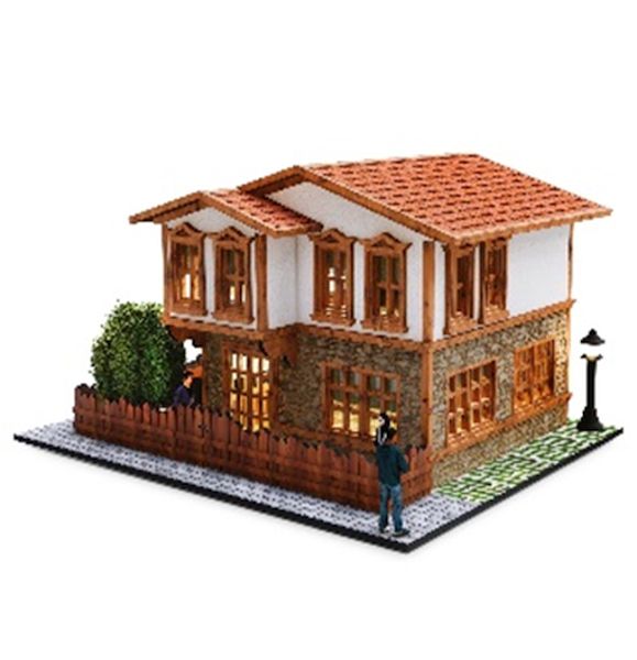 Minyatür Osmanlı Evi  Karton