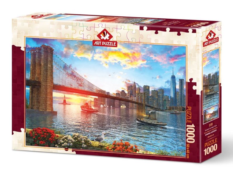 New Yorkta Günbatımı 5185 1000 Parça