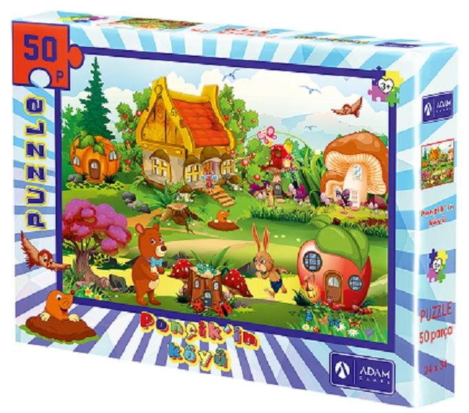 Ponçikin Köyü 50 Parça Puzzle 24x34