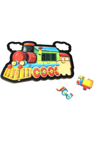Tren Puzzle  Ahşap
