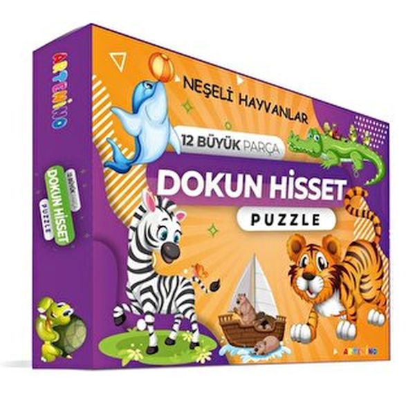 Neşeli Hayvanlar  Dokun Ve Hisset Puzzle