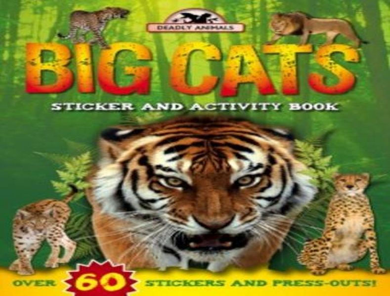 Big Cats Sticker & Activity Book
