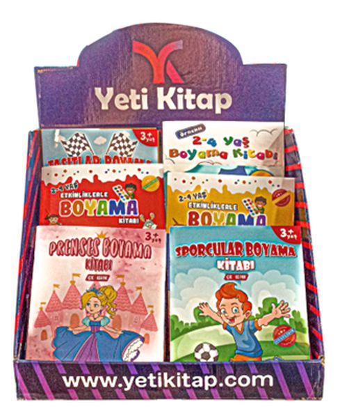 Boyama ve Aktivite Kitapları Standı 120 Kitap