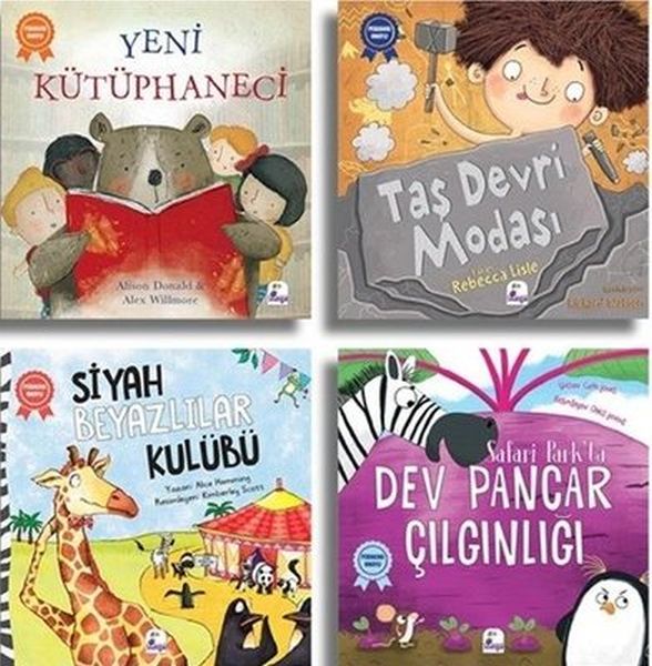 Set 2 Pedagog Onaylı Hikayeler4 Kitap Takım