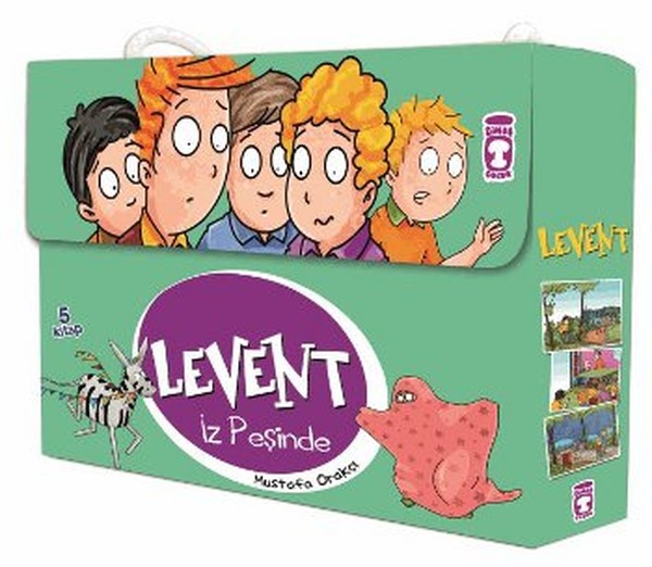 Levent İz Peşinde  01 Set 5 Kitap Takım