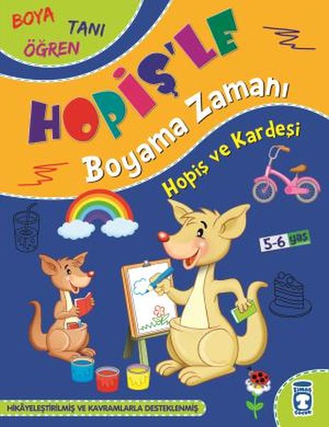 Hopiş Ve Kardeşi  Hopişle Boyama Zamanı