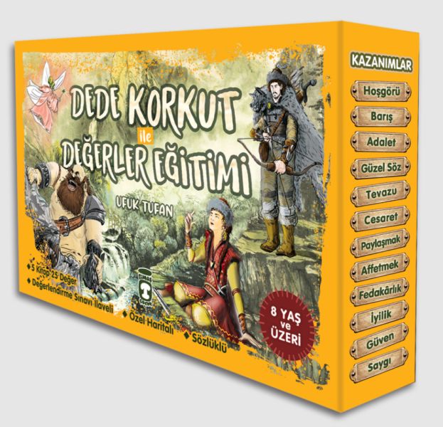 Dede Korkut İle Değerler Eğitimi Seti 5 Kitap