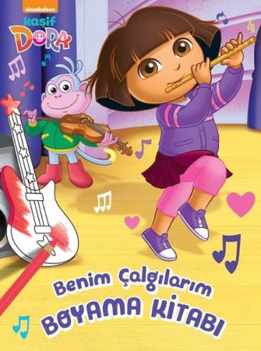 Kaşif Dora  Benim Çalgılarım Boyama Kitabı