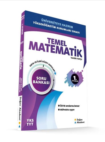 Doğan Akademi YKSTYT Temel Matematik Soru Bankası Ortaİleri Düzey Yeni