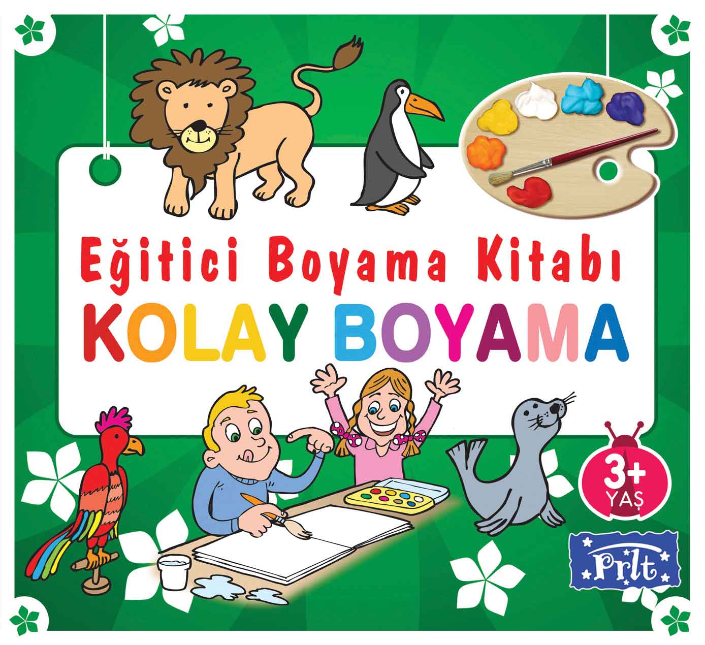 Eğitici Boyama Kitabı  Kolay Boyama