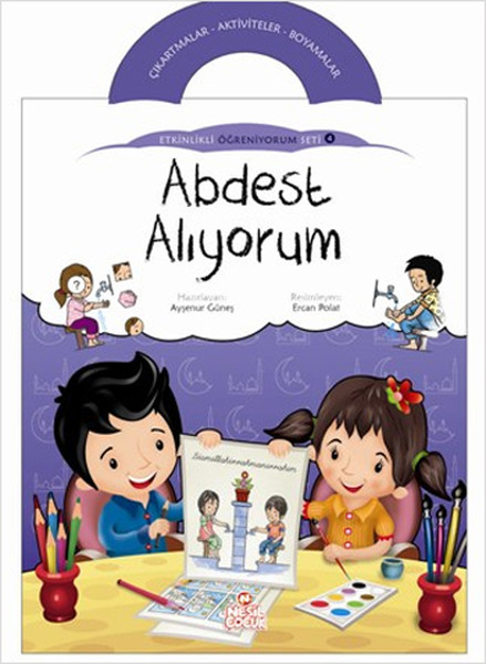 Abdest Alıyorum  Etkinlikli Öğreniyorum Seti 4 Kitap